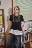 Kitty Home Crop Short Sleeve Tee