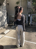 Beto Pocket Cargo Wide Cotton Pants