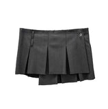 Labelly Pleated Wrap Skirt