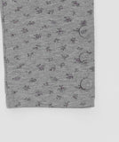 Neo Flower Button Three Quarter Leggings Pants