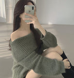 Christmas Off-shoulder Knit