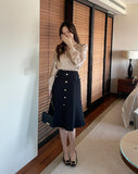 Piant Button Mermaid Skirt