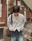 Merry Alpaca High Neck Cardigan