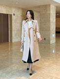 Azel Double Long Trench Coat