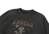 Cupid Cat Raglan Pigment Sweatshirt