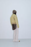 two way papaer leather jumper