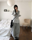 Sco Stripe Slim Hood Zip-Up