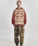 [PBA] Total Logo Applique Zip-Up Hoodie