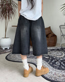 Caro Bermuda Banding Denim Pants