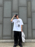 Drawing Flower Half Tee