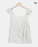 Boohin Chiffon Frill Sleeveless Blouse