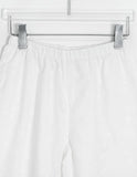 Derson Lace Shirring Banding Capri Pants