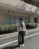 Seopo Siwa Washing Wide Denim Pants