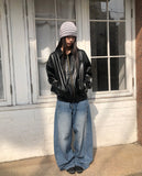 Kbon Overfit Leather Jumper