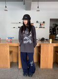 Kan Love Printing Over Long Sleeve Tee