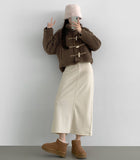 Teddy Bear Collar Winter Point Duffle Jacket