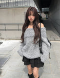 Ronya Cotton Frill Ribbon Banding Skirt Pants