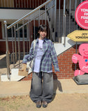 [unisex] Denso Washing Denim Banding Wide Pants
