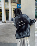 Spray washing hood zip-up