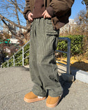 May Cargo Wide Corduroy Pants