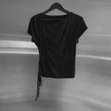 Wallen Unbalance Drape Tee