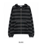 Shade Stripe Hood Zip-Up