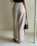 Harpies Pin Tuck Wide Slacks
