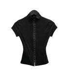Le Mans Hook High-Neck Short Sleeve T-Shirt