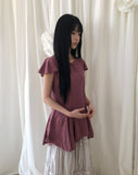 Erinit Short-Sleeve Layered One Piece