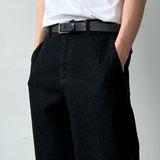 Matte Leather Belt