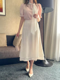 Denain Chiffon Double Layered Long Skirt