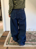 Hobe Jacquard Stripe Denim Wide Pants