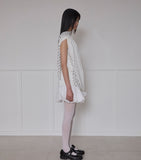 Layered Dot Scarf T-Shirt