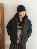 Babe Vintage Snowflake Nordic Round Long Sleeve Knit