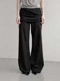 Aven Layered Shirred Skirt Pants