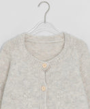 Cushit Flower Raglan Wool Knit Cardigan
