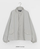 Ranbe Windbreaker Over Bomber Jacket
