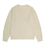 BROKEN GUITAR CABLE KNIT SWEATER