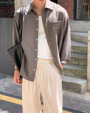 Koi Summer Pocket Linen Shirt