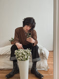 Into summer see-through linen cardigan