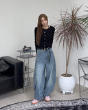 Derick Balloon Denim Pants