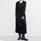 [NONCODE] Muren Wrap Shirt One Piece