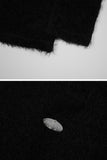 LOGO FUR CARDIGAN