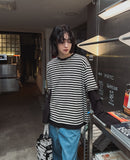 Odd Stripe Layered T-Shirt