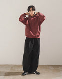 Cotton Peach Wide Banding Pants
