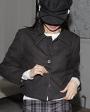 lira lace ribbon madoros hunting cap beret hat