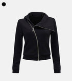 Diagonal Flow Zip-up