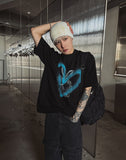 Bullet heart rabbit short sleeve T-shirt