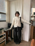 Dehena Banding Dot Velvet Skirt Pants
