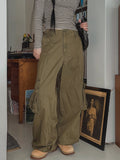 Gane Vintage Washing String Cargo Pants